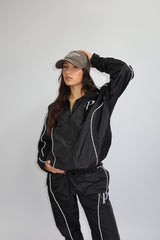 PRIORITY WIND TRACKSUIT SHINE – BLACK