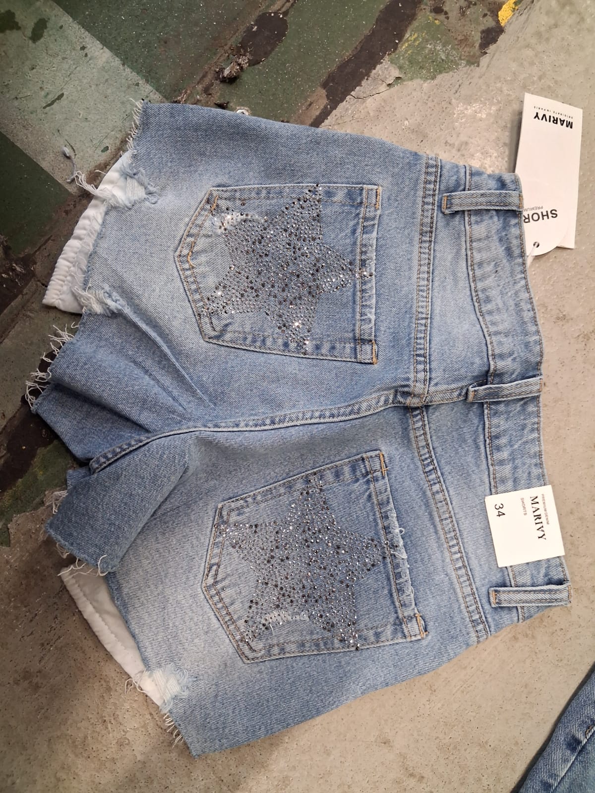 Korte broek met sterren