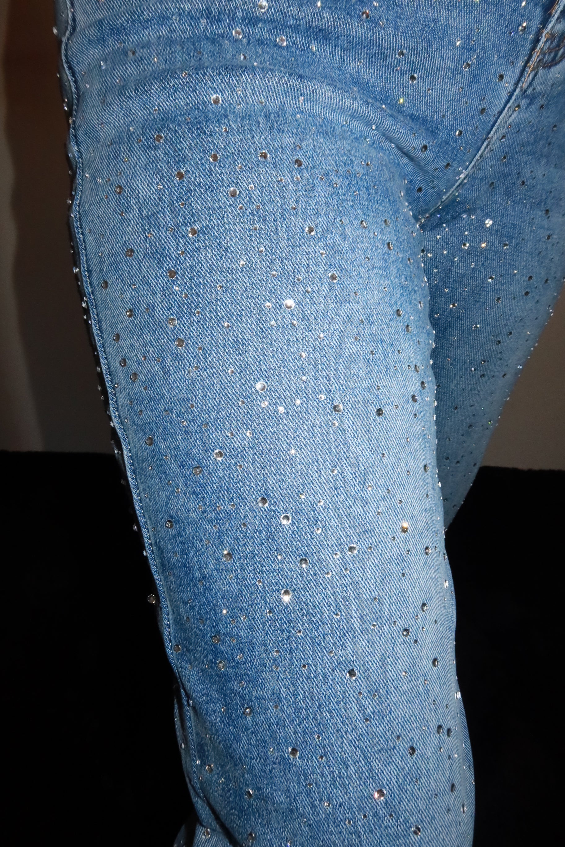 Glitter Spijkerbroek Straightleg