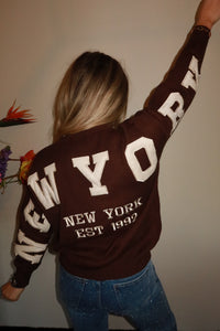 New york trui Bruin