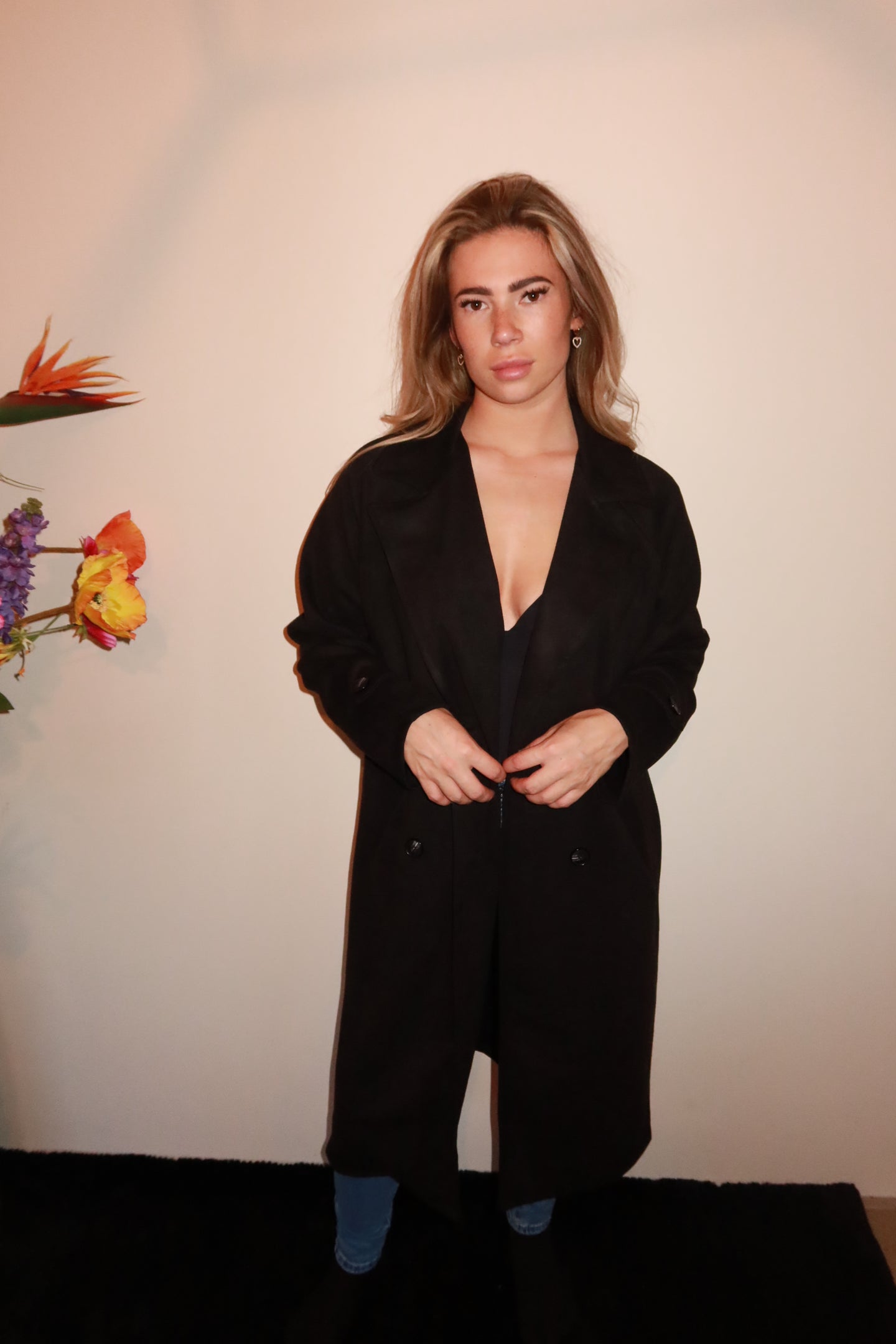 Suede Jacket Dev Zwart