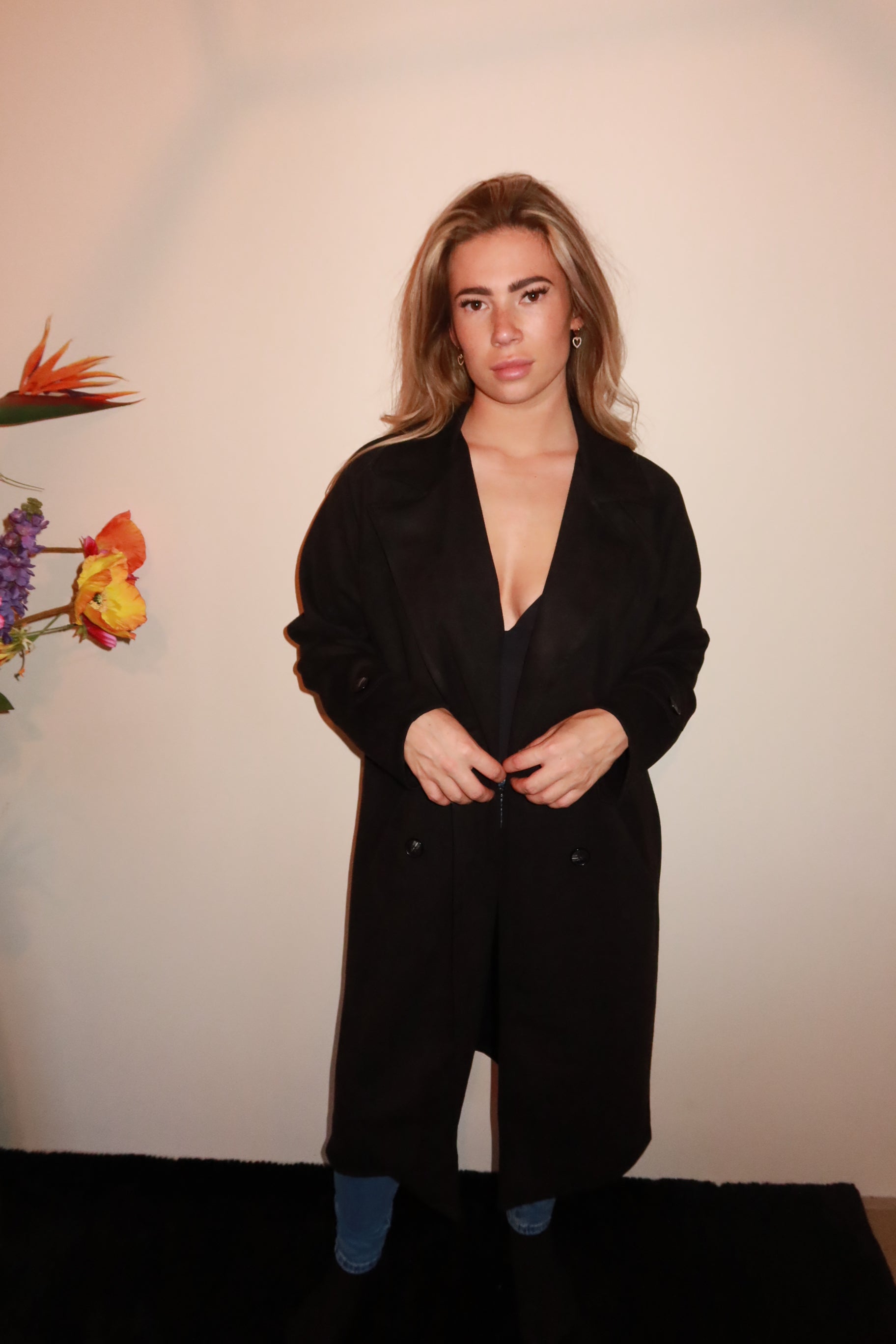 Suede Jacket Dev Zwart