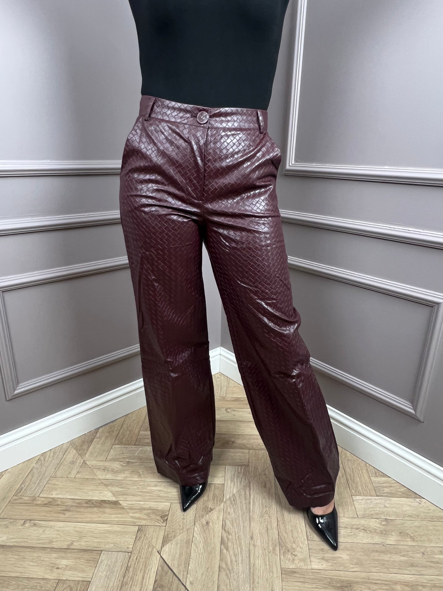 Broek Slangie Bordeaux