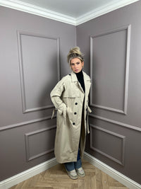 Brenda Trenchcoat Lang Beige