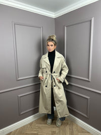 Brenda Trenchcoat Lang Beige